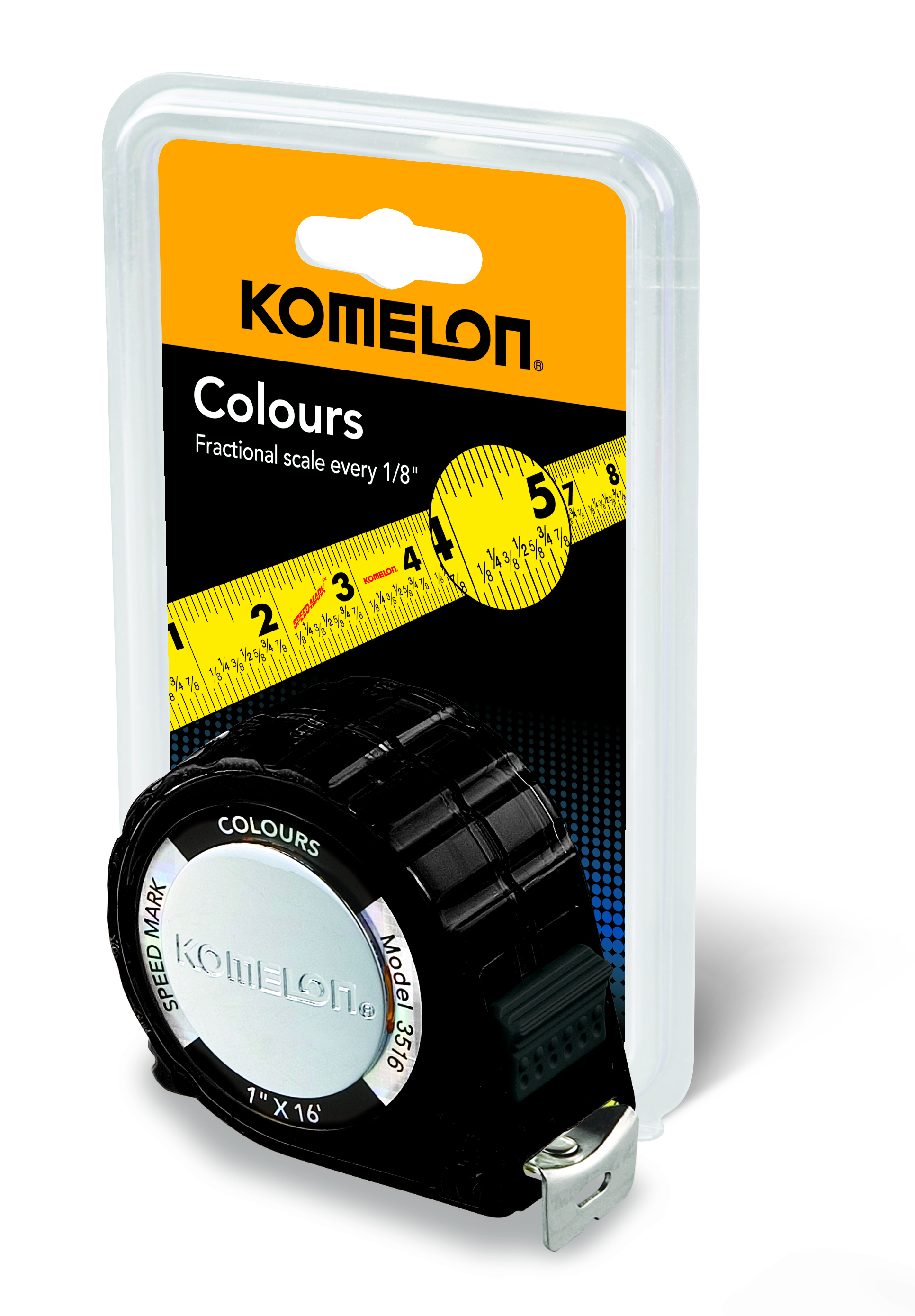Komelon Chameleon Tape Measure – 5m X 16mm Metric (KMC-21)